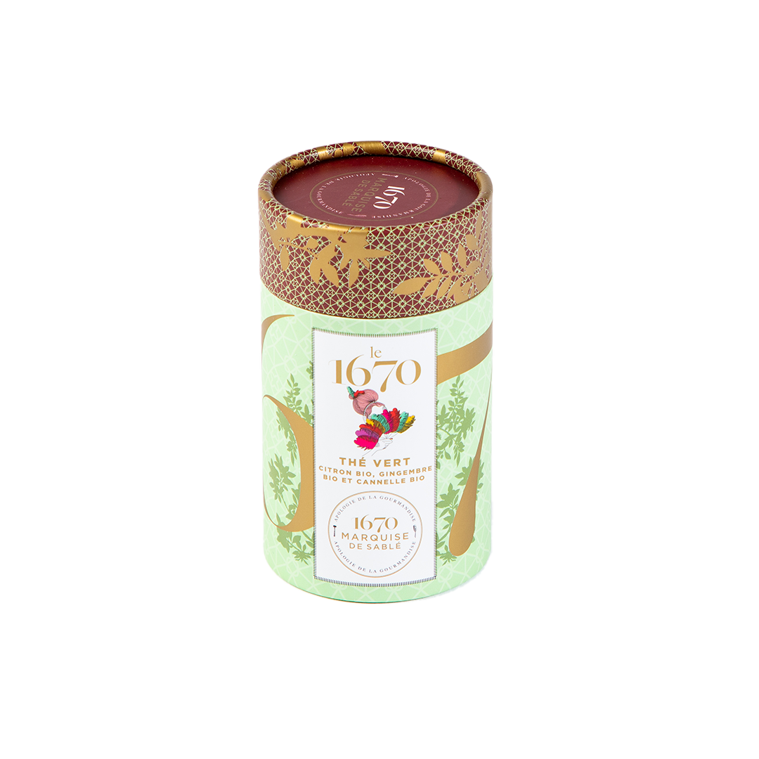 Tè verde al limone, zenzero e cannella 50 g