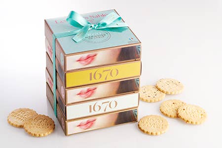 Biscotti sablé con gocce di cioccolato - confezione 100g