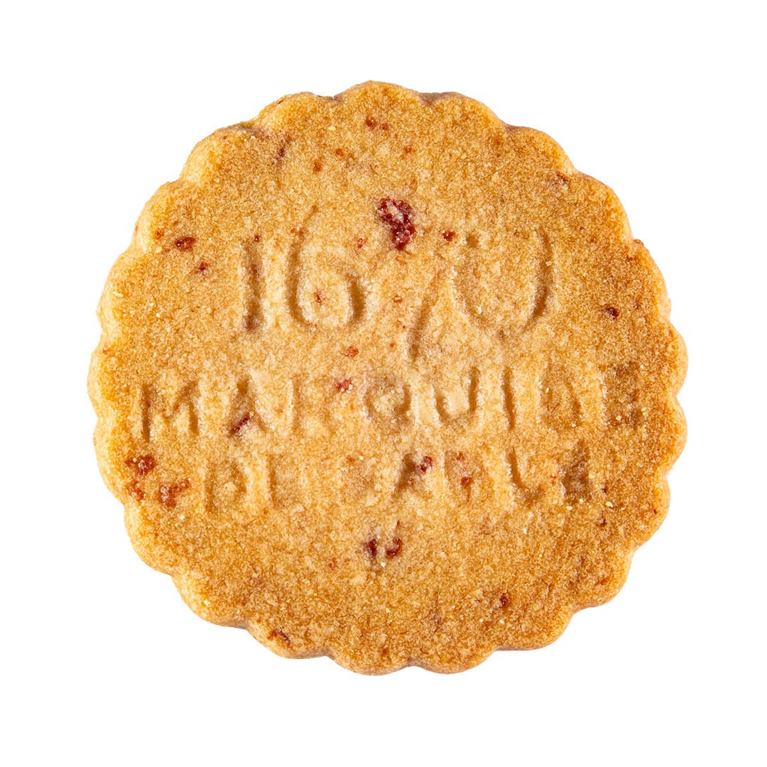 Biscotti sablé con pepite di lampone - 100 g