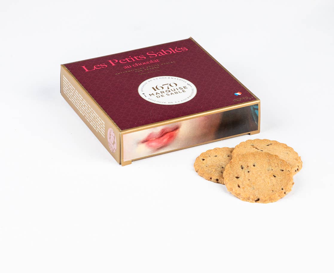 Biscotti sablé con gocce di cioccolato - confezione 100g