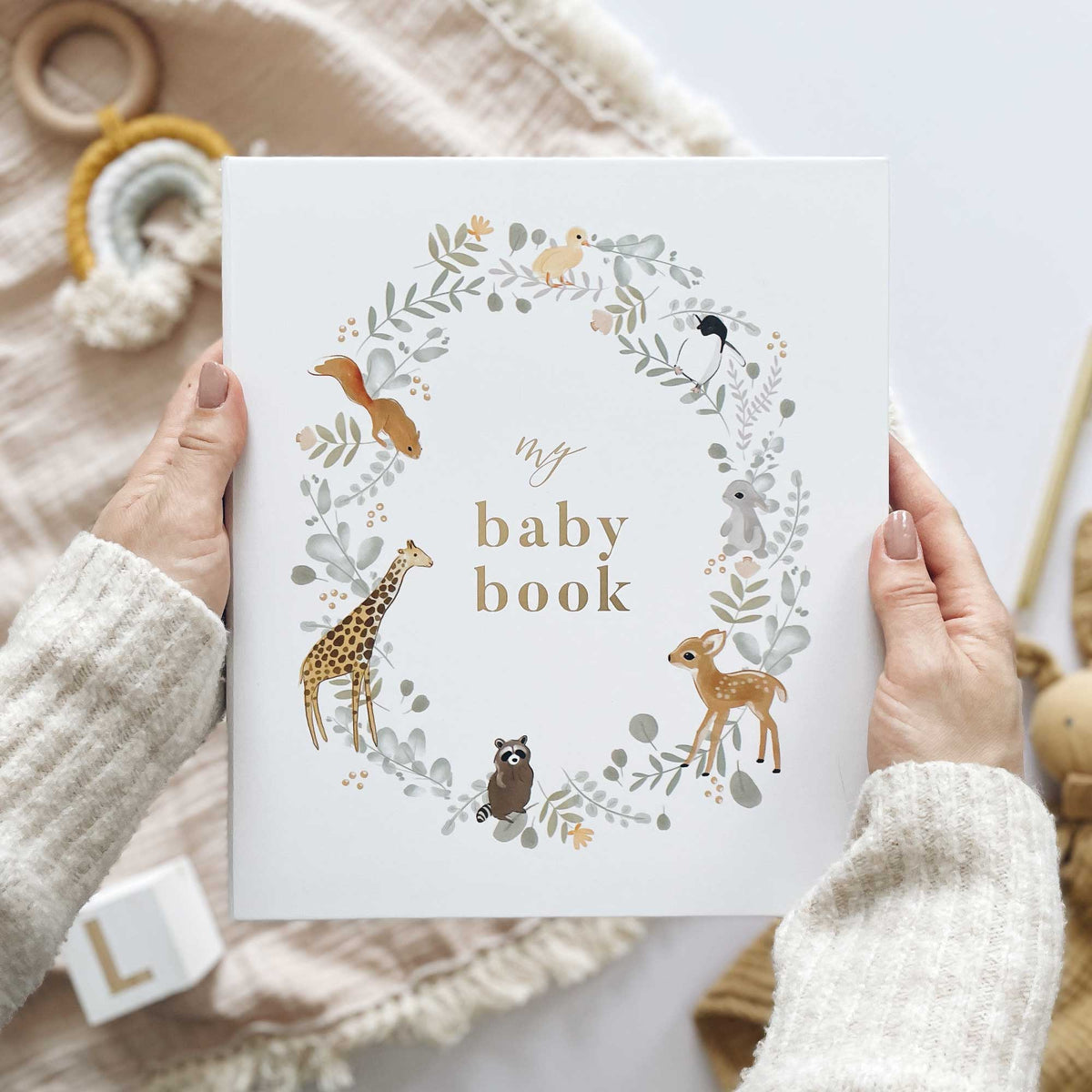 My Baby Book (Animali) libro dei ricordi di lusso + scatola regalo