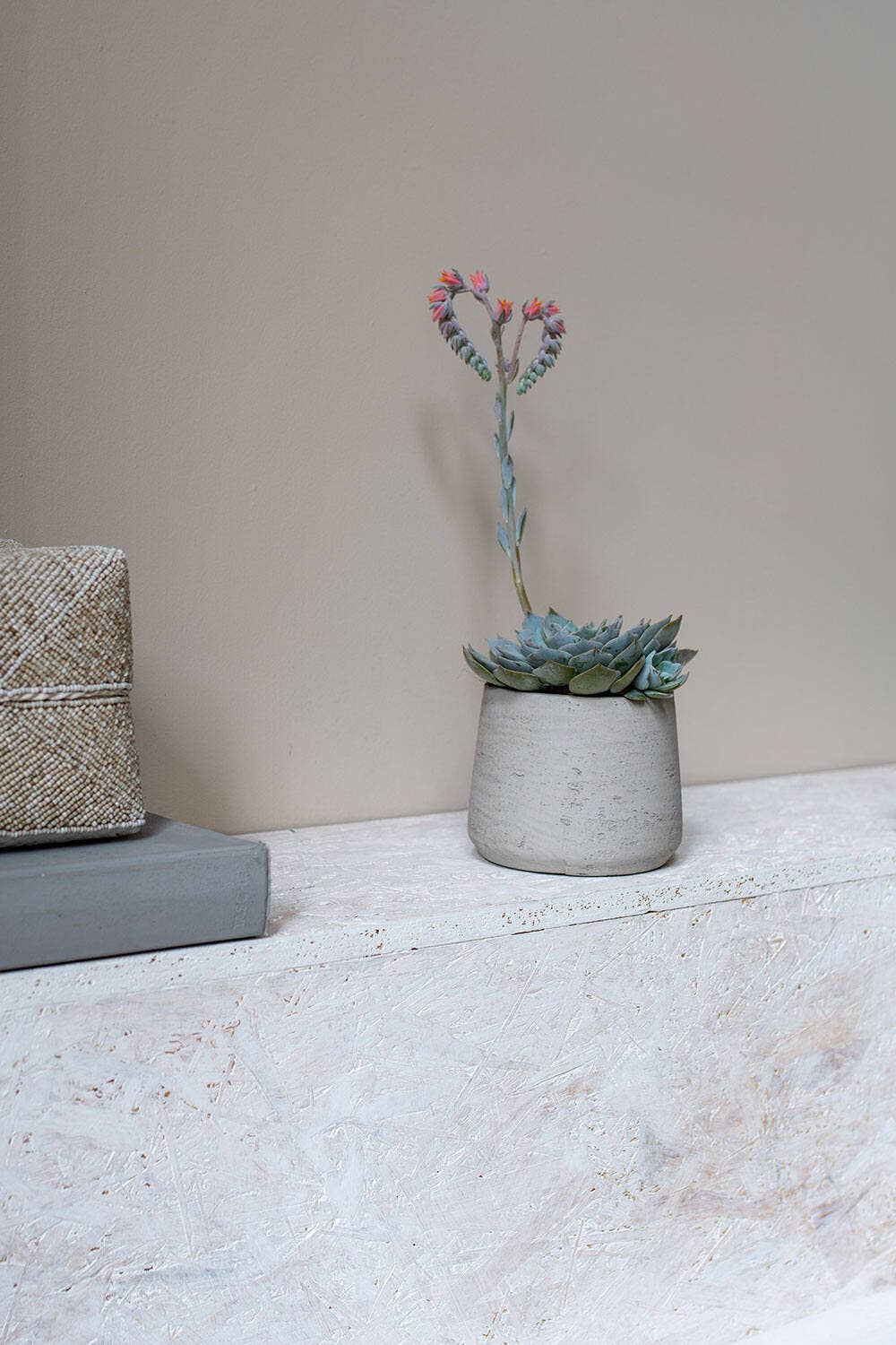 Vaso Patt S grigio lavato - Ø13,5 × H11 cm