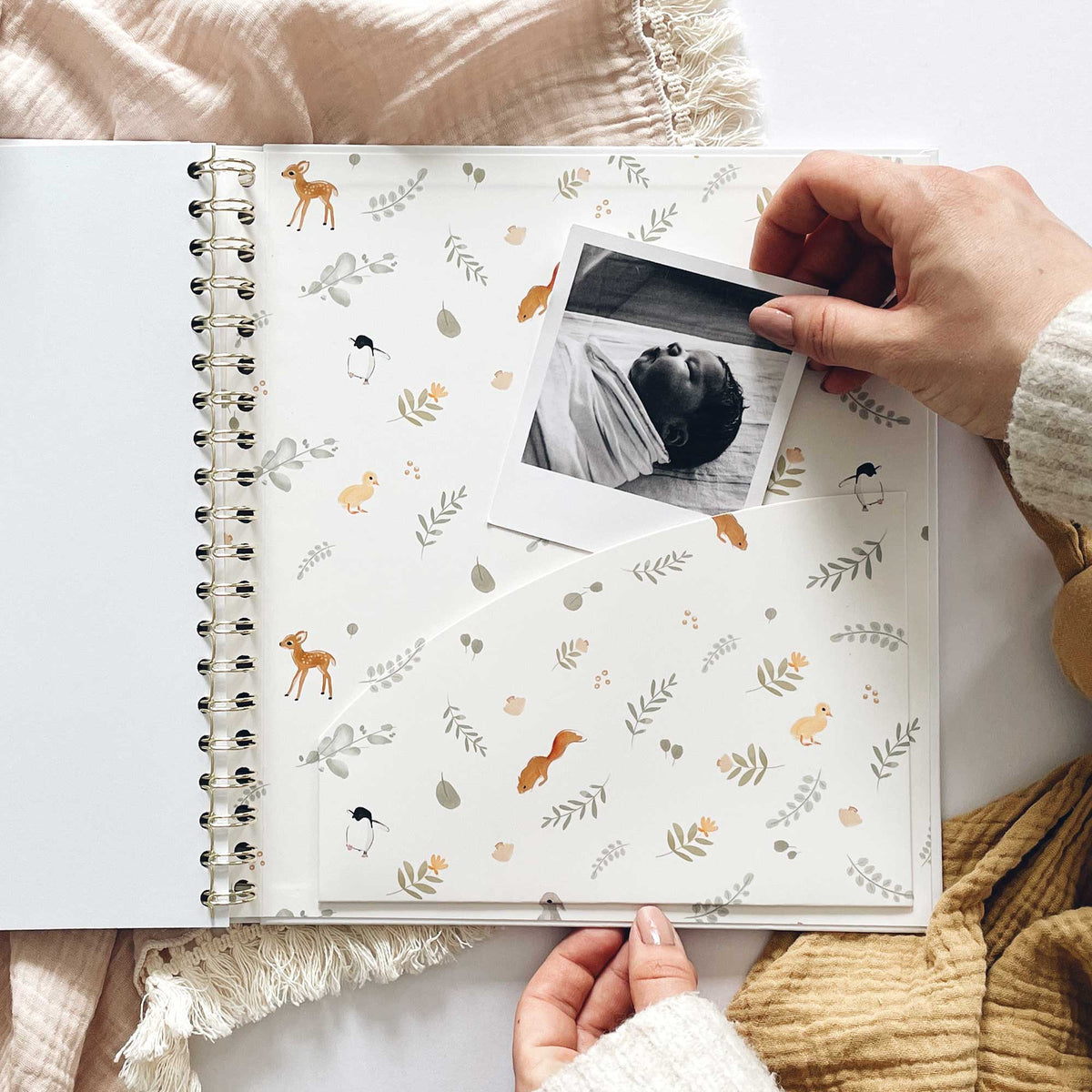 My Baby Book (Animali) libro dei ricordi di lusso + scatola regalo