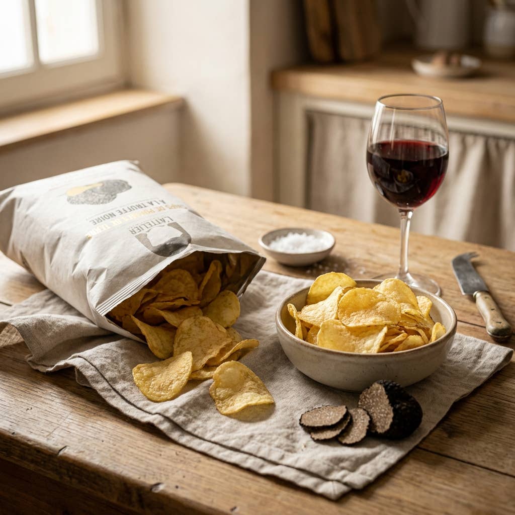 Chips francesi al tartufo nero - 100 g