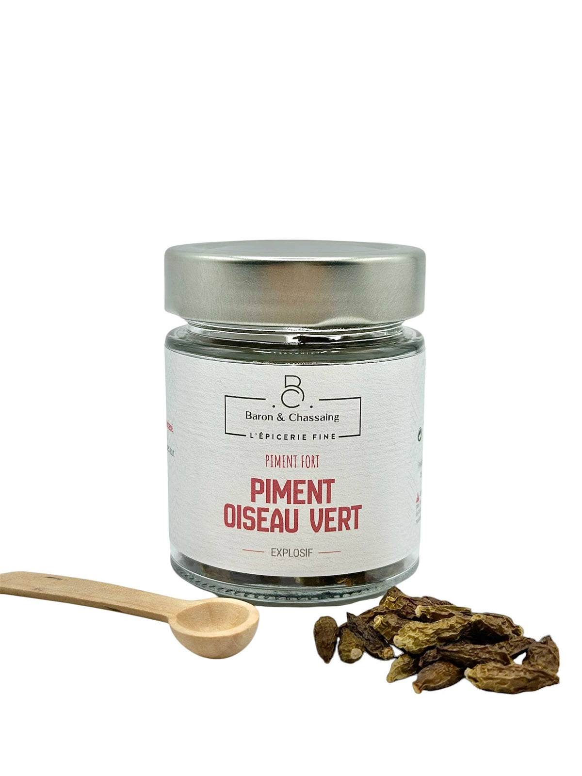 Peperoncino Uccello Verde Essiccato - Scatola 20 g