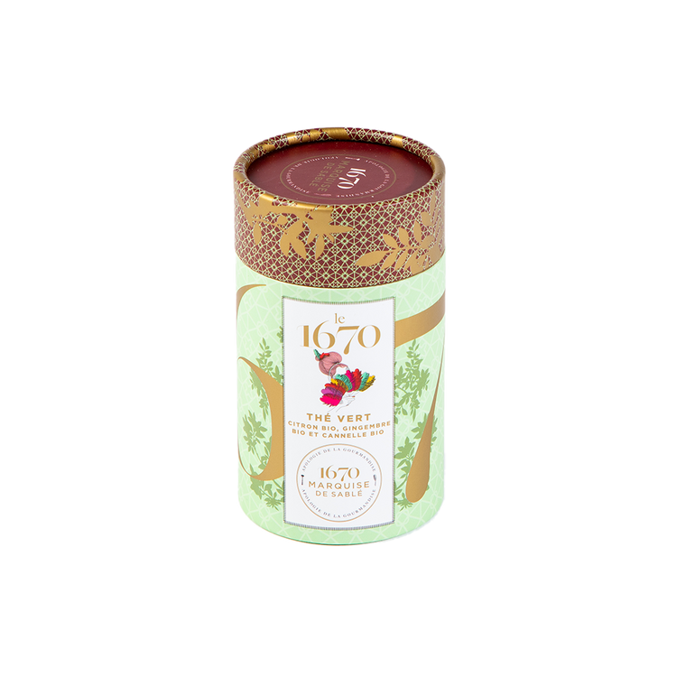 Tè verde al limone, zenzero e cannella 50 g