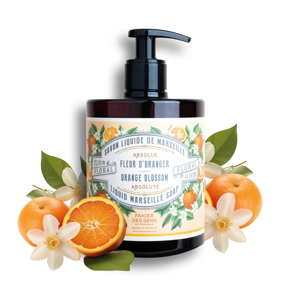Sapone liquido di Marsiglia 500 ml | Fior d’arancio