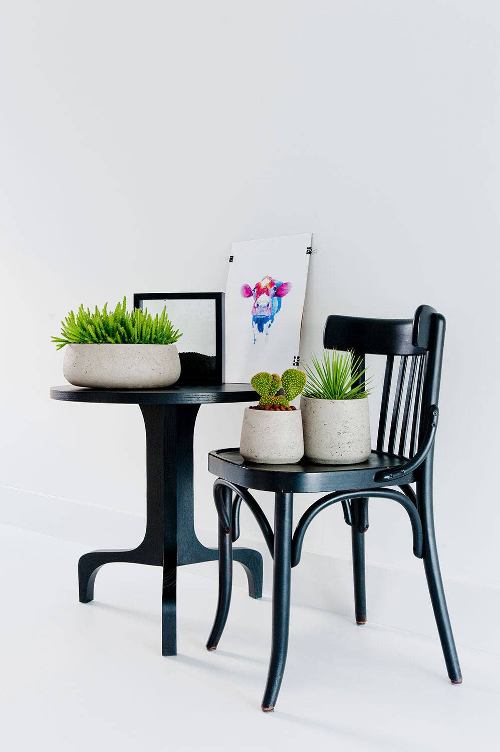 Vaso Patt S grigio lavato - Ø13,5 × H11 cm