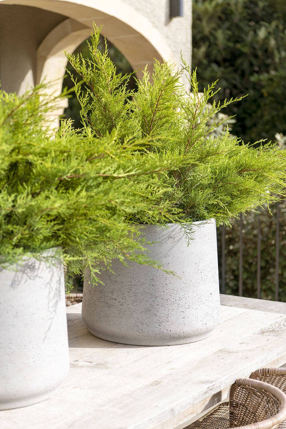 Vaso Patt XXXL nero lavato - Ø45 × H38 cm