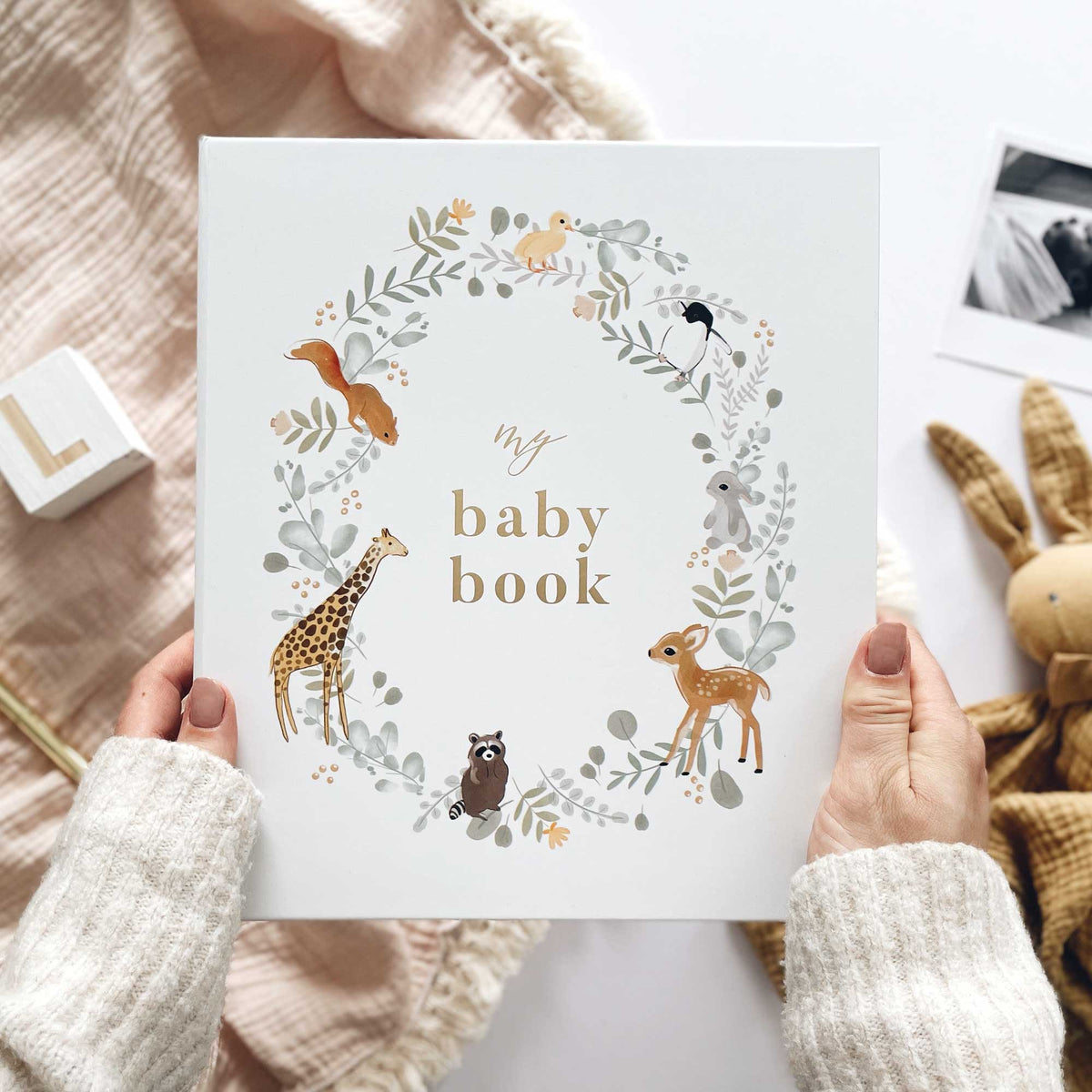 My Baby Book (Animali) libro dei ricordi di lusso + scatola regalo